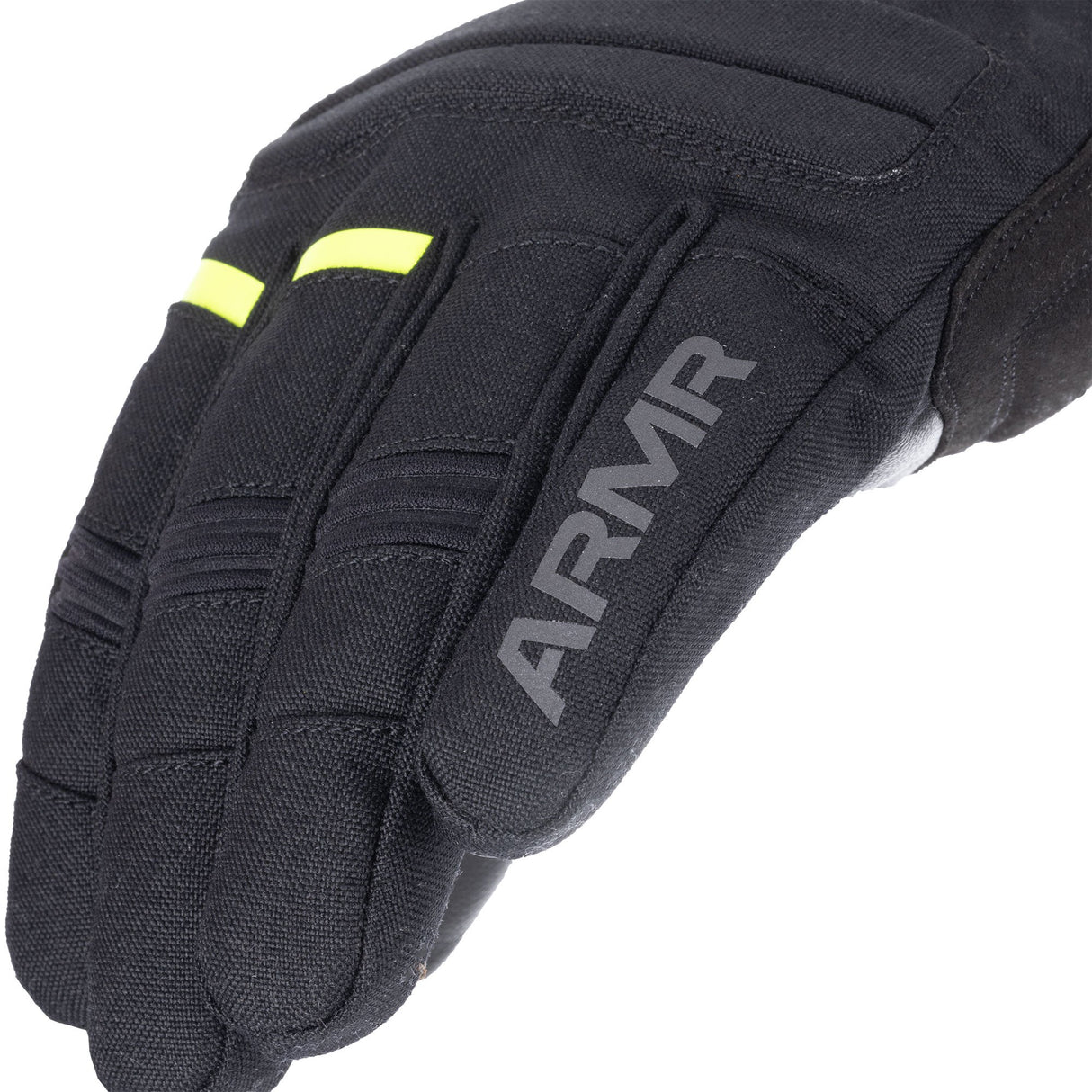 ARMR Kiso 4.0 Men's Waterproof Motorcycle Gloves Black Yellow Fluo