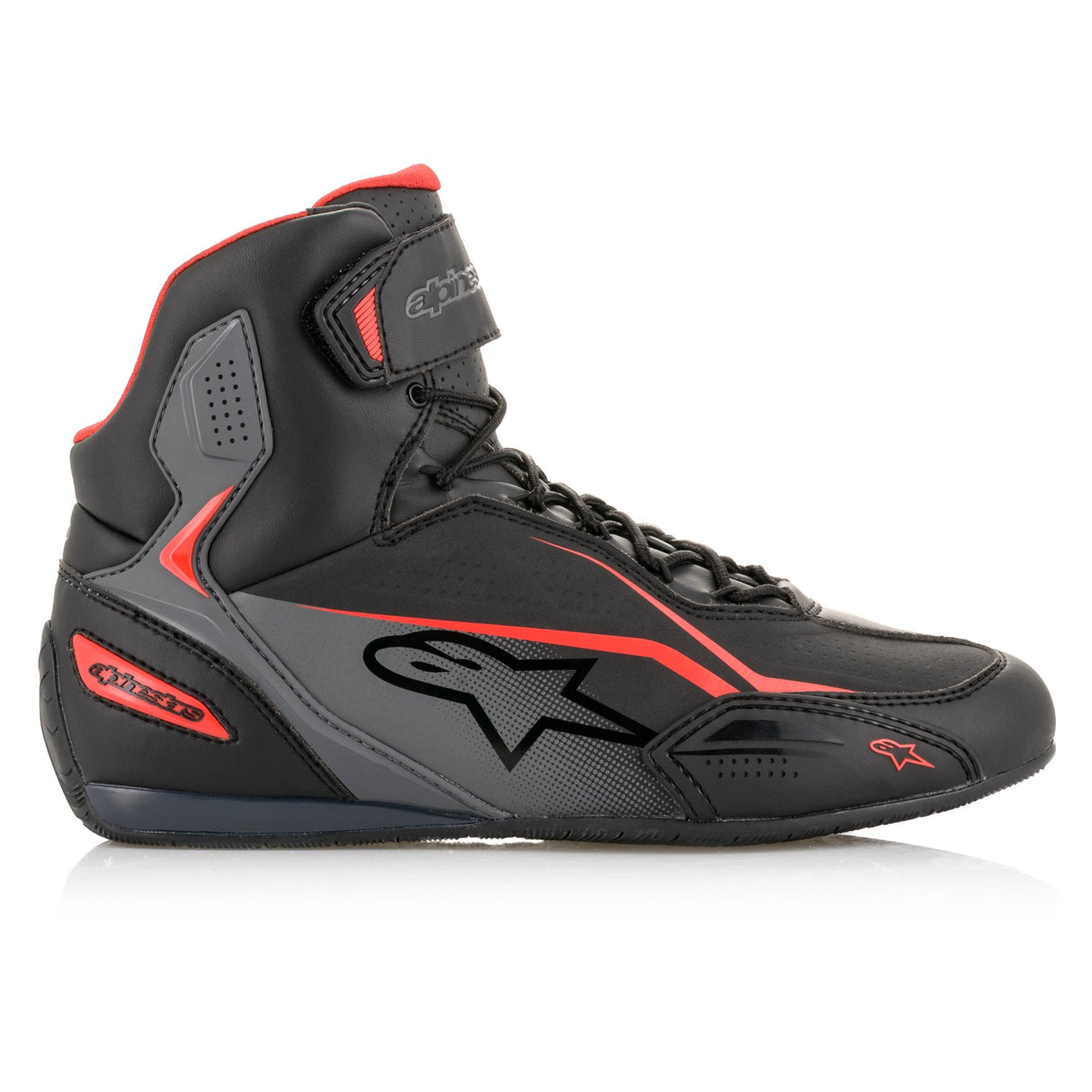 Alpinestars Faster-3 Shoe Boots - Black Grey Red