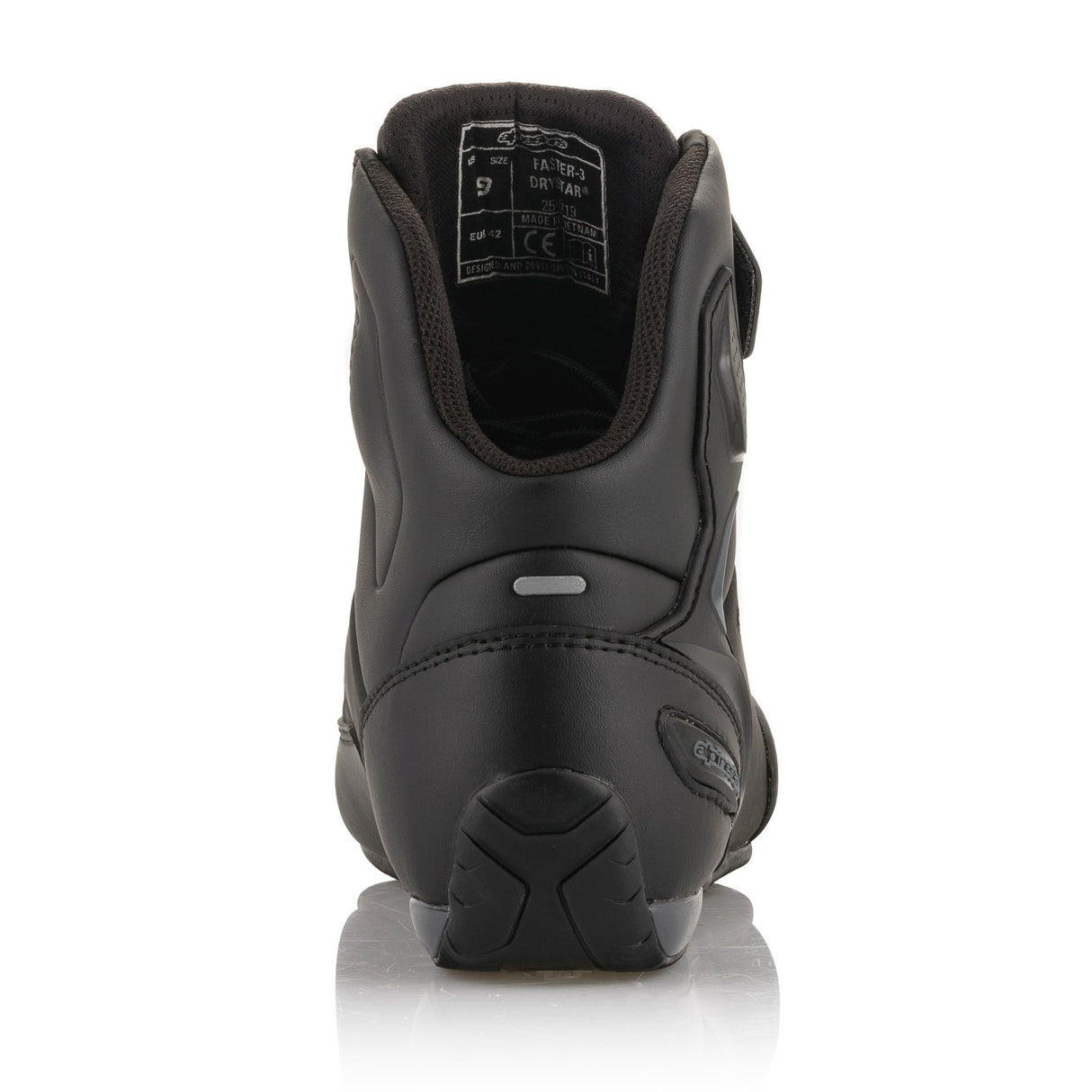 Alpinestars Faster-3 Motorcycle Shoes Boots - Black Cool Grey