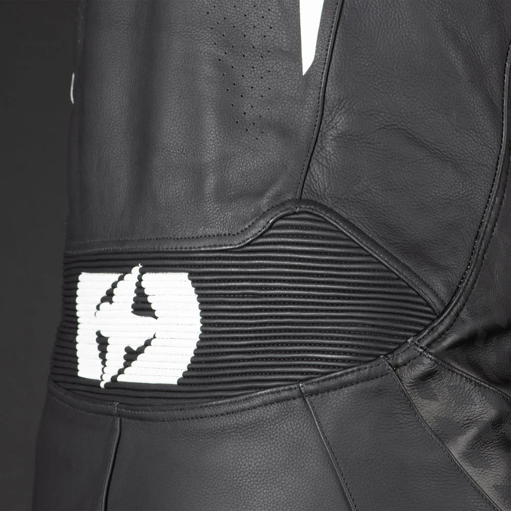 Oxford Nexus 1.0 One Piece Leather Suit Black White