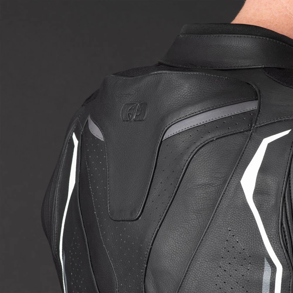 Oxford Nexus 1.0 One Piece Leather Suit Black White