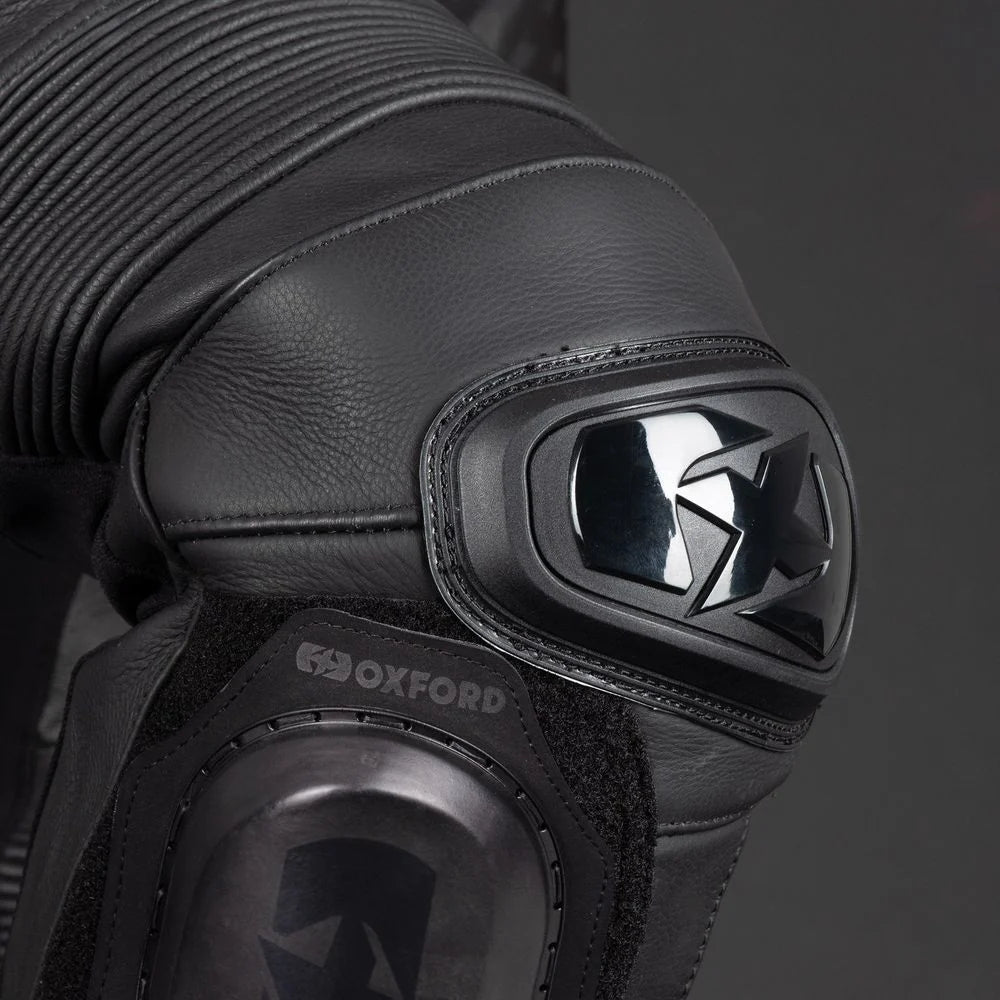 Oxford Nexus 1.0 One Piece Leather Suit Stealth Black