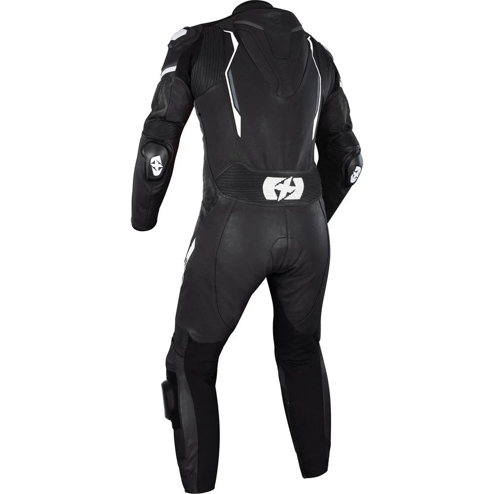 Oxford Nexus 1.0 One Piece Leather Suit Black White