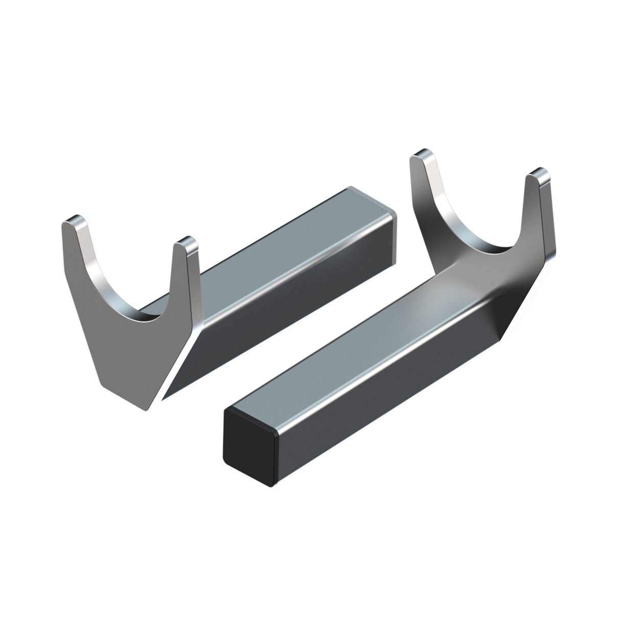 Oxford OX784 Motorcycle Bobbin Forks for Rear Paddock Stand Square Fitment (Fits Oxford Premium and Big Black Bike Stands)