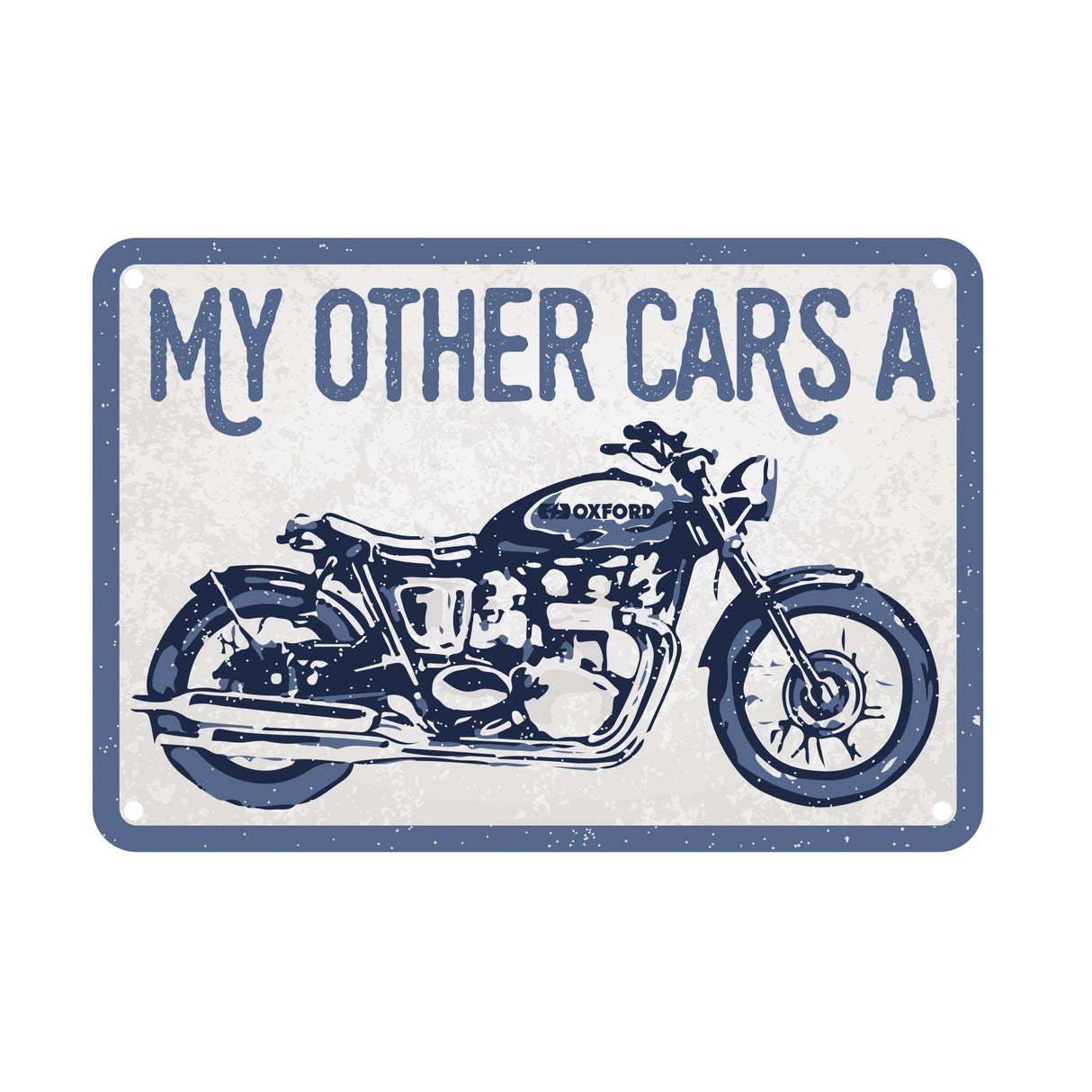 Oxford OX364 Garage Workshop Metal Sign: My Other Cars A