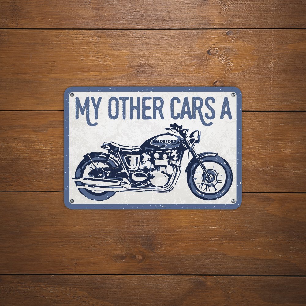 Oxford OX364 Garage Workshop Metal Sign: My Other Cars A