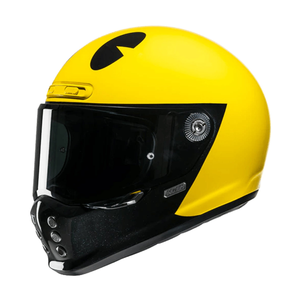 HJC V10 Pac-Man Bandai Namco MC3 Yellow Motorcycle Helmet