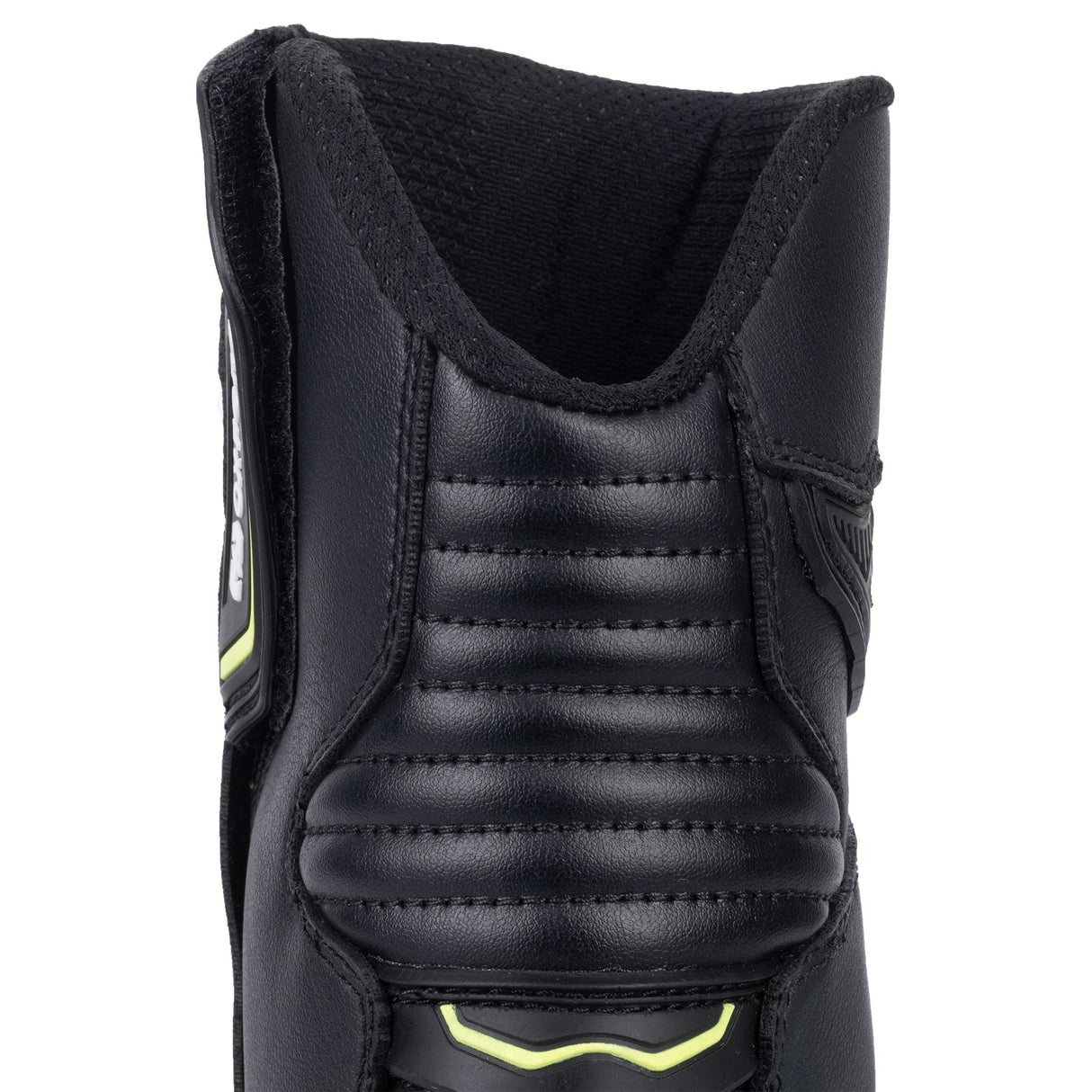 Oxford Code 1.0 Mid Motorcycle Boots - Black/Fluo Yellow