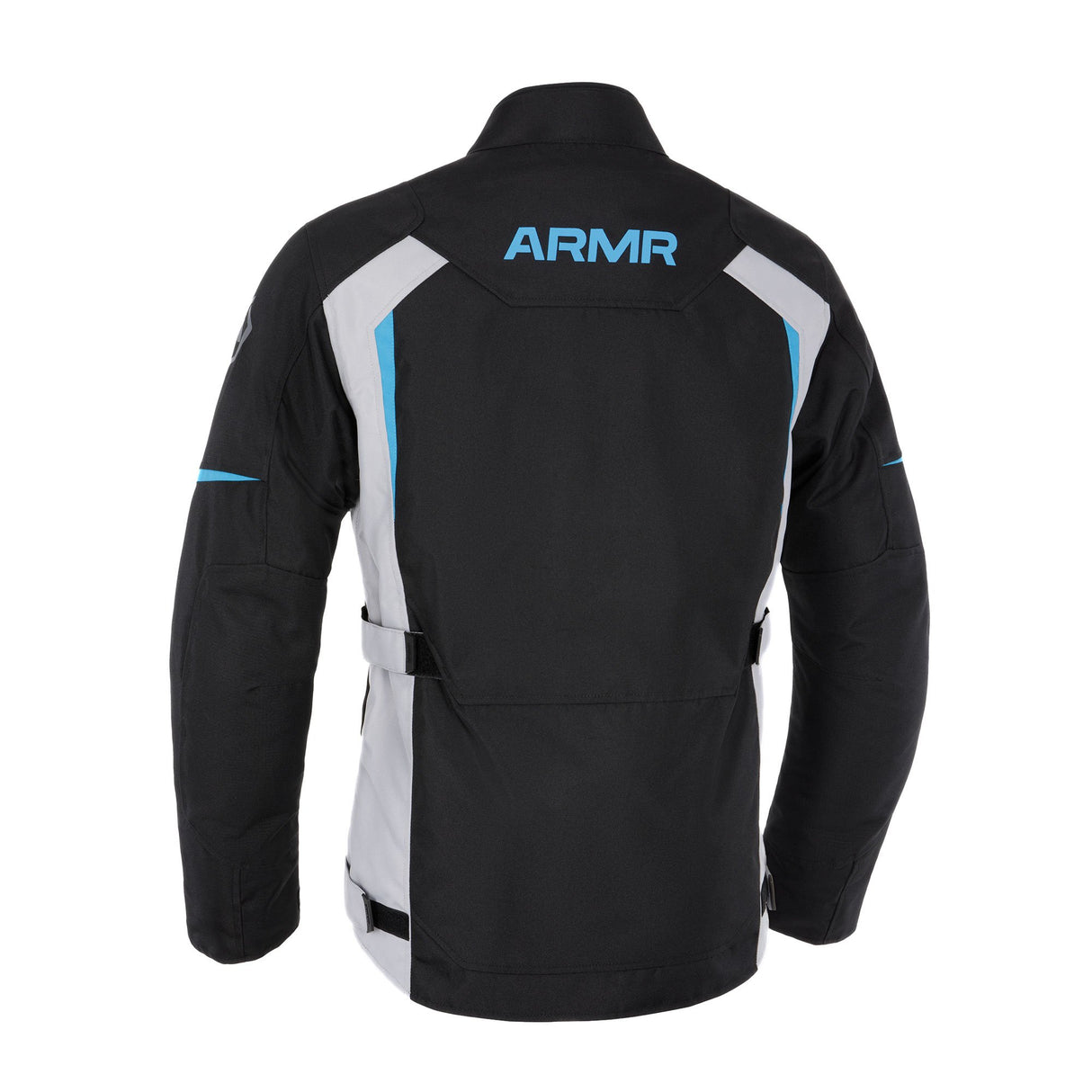 ARMR Kiso 4.0 Men's Waterproof Motorcycle Jacket Black Light Grey Blue