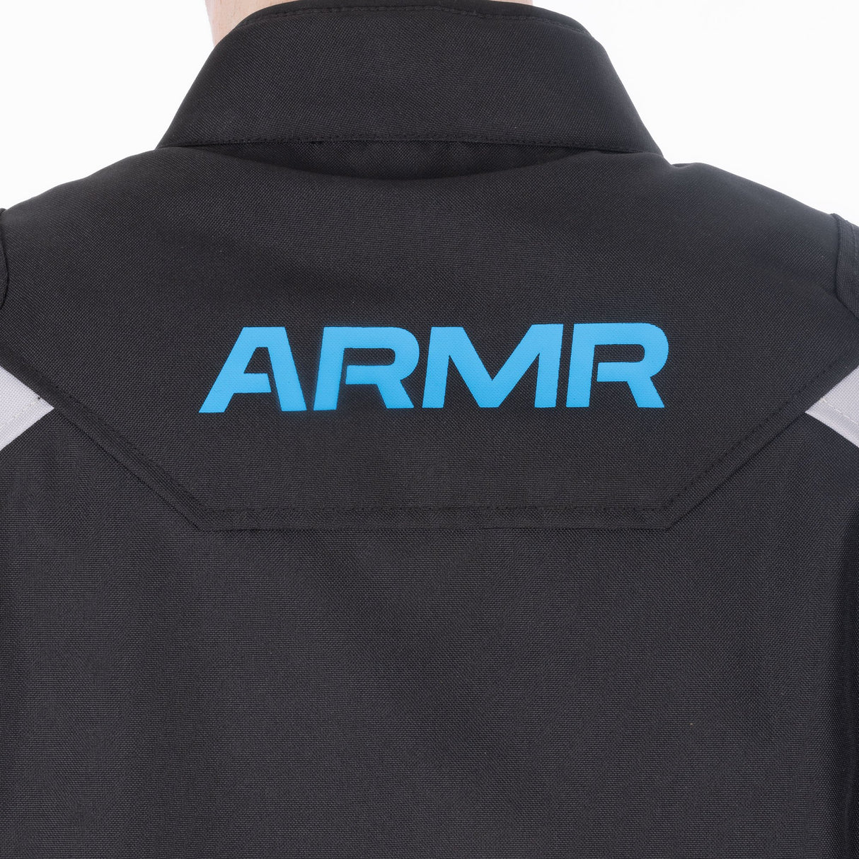ARMR Kiso 4.0 Men's Waterproof Motorcycle Jacket Black Light Grey Blue