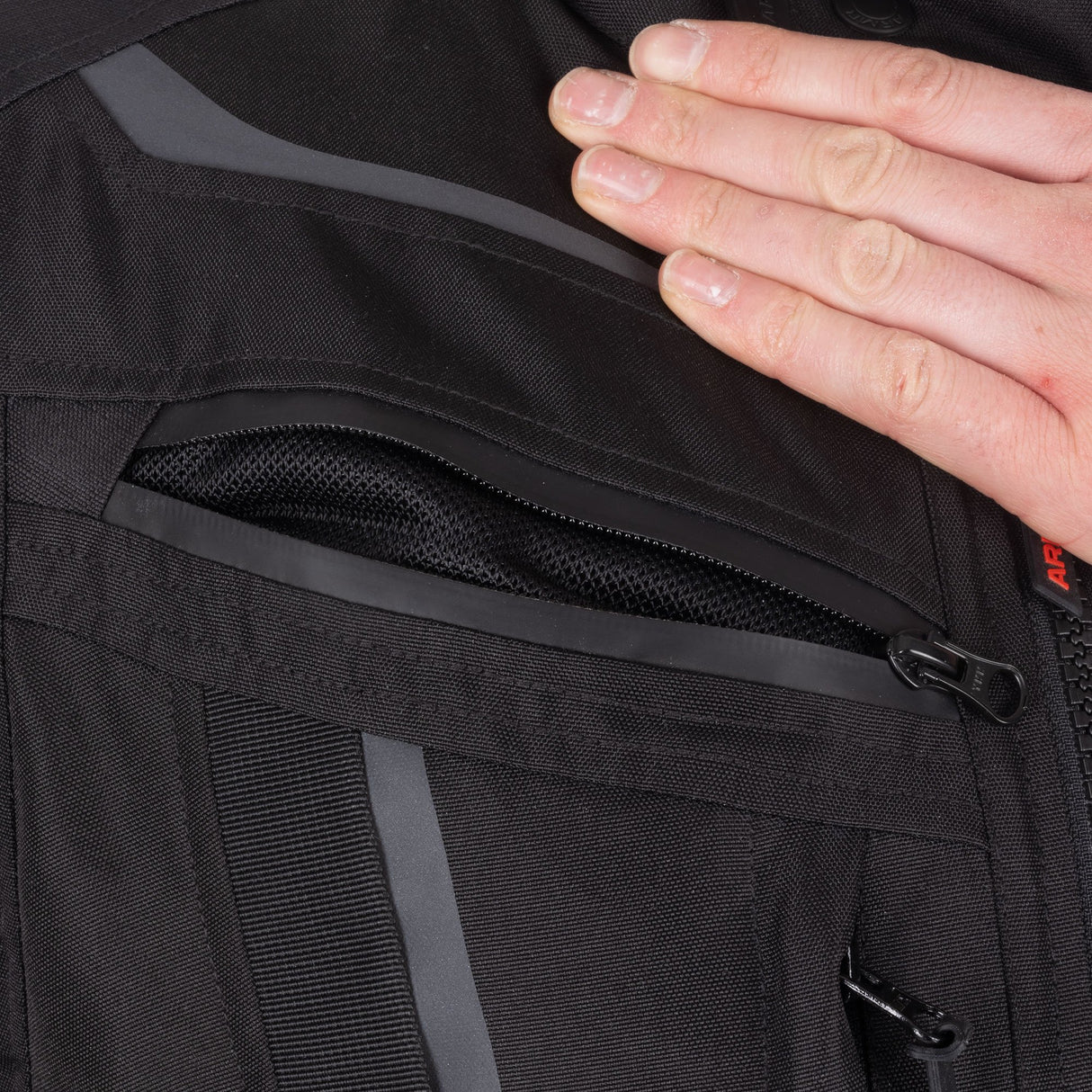 ARMR Kumaji 3.0 Men's Waterproof Motorcycle Jacket Black