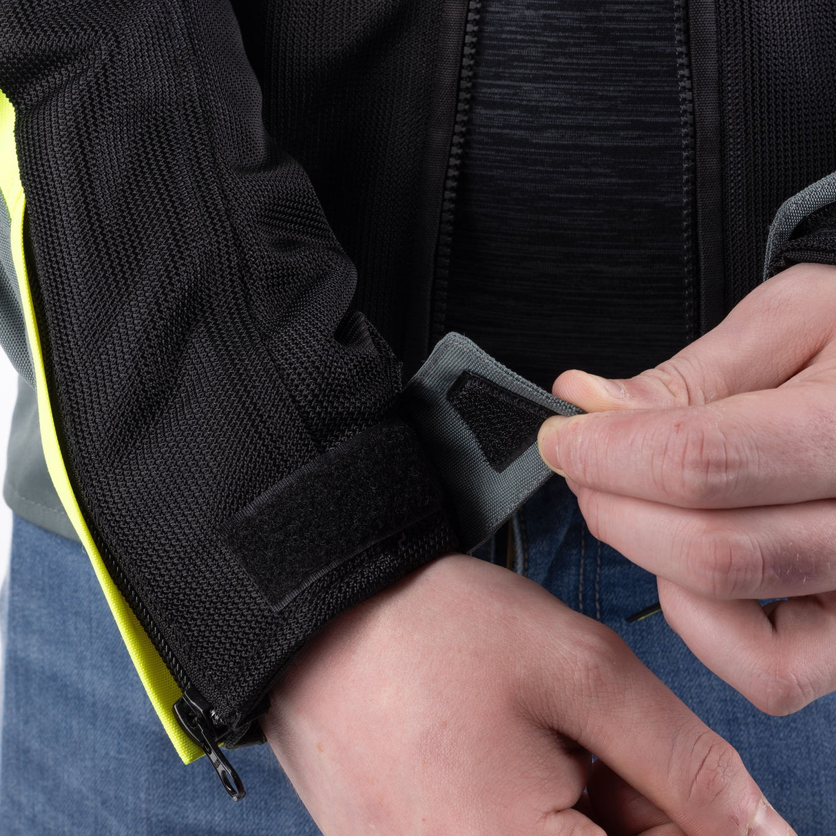 ARMR Eyoshi 3.0 Air Men's Motorcycle Jacket Black Green Fluo Yellow