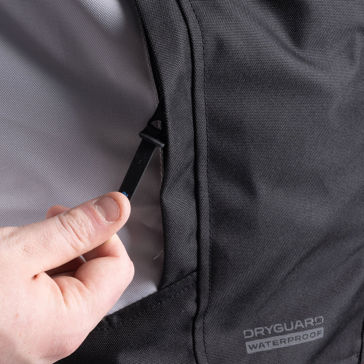 ARMR Eyoshi 3.0 Men's Waterproof Motorcycle Jacket Black Light Grey Blue