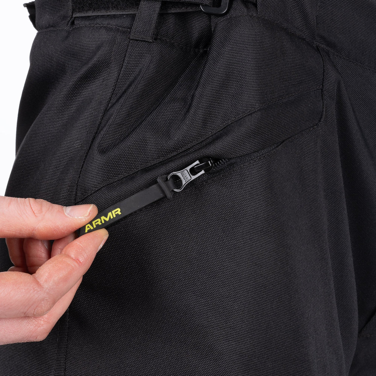 ARMR Kumaji 3.0 Waterproof Motorcycle Pant Trousers Black Green Fluo Yellow