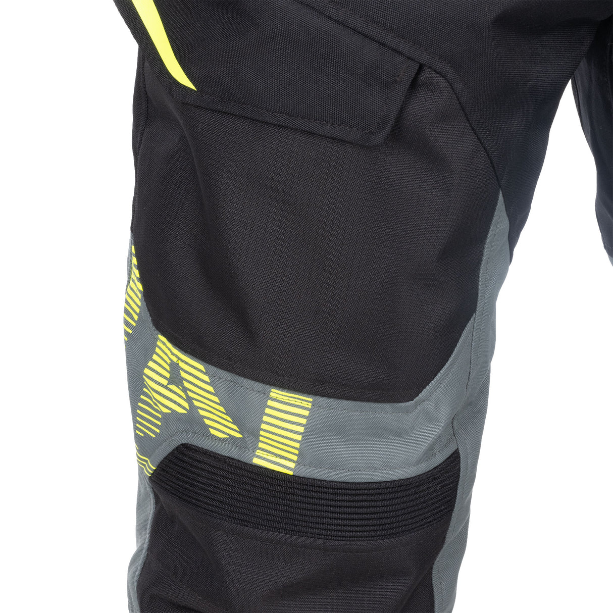 ARMR Kumaji 3.0 Waterproof Motorcycle Pant Trousers Black Green Fluo Yellow