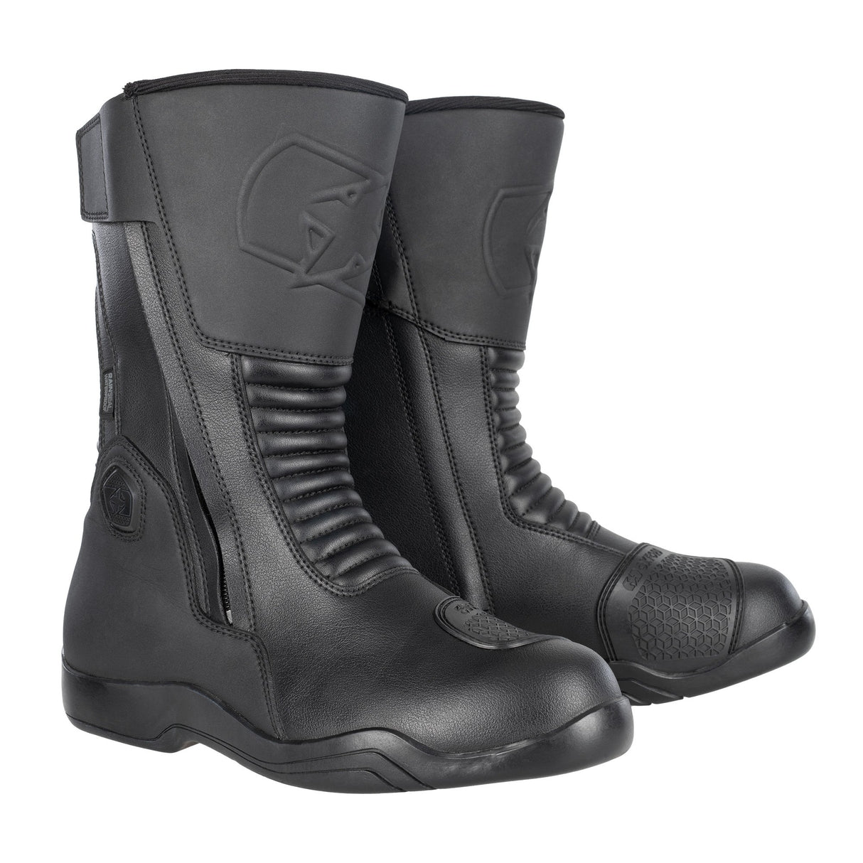 Oxford Hunter Twin Zip MS Boot Blk mens long motorcycle boots