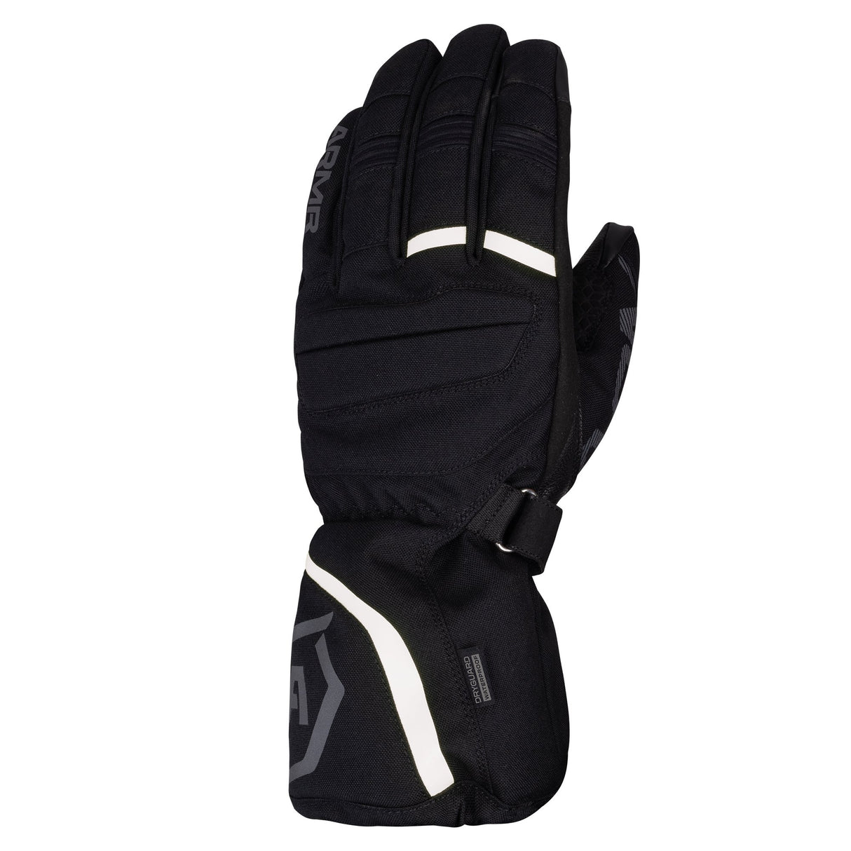 ARMR Kiso 4.0 Waterproof Motorcycle Gloves Black White