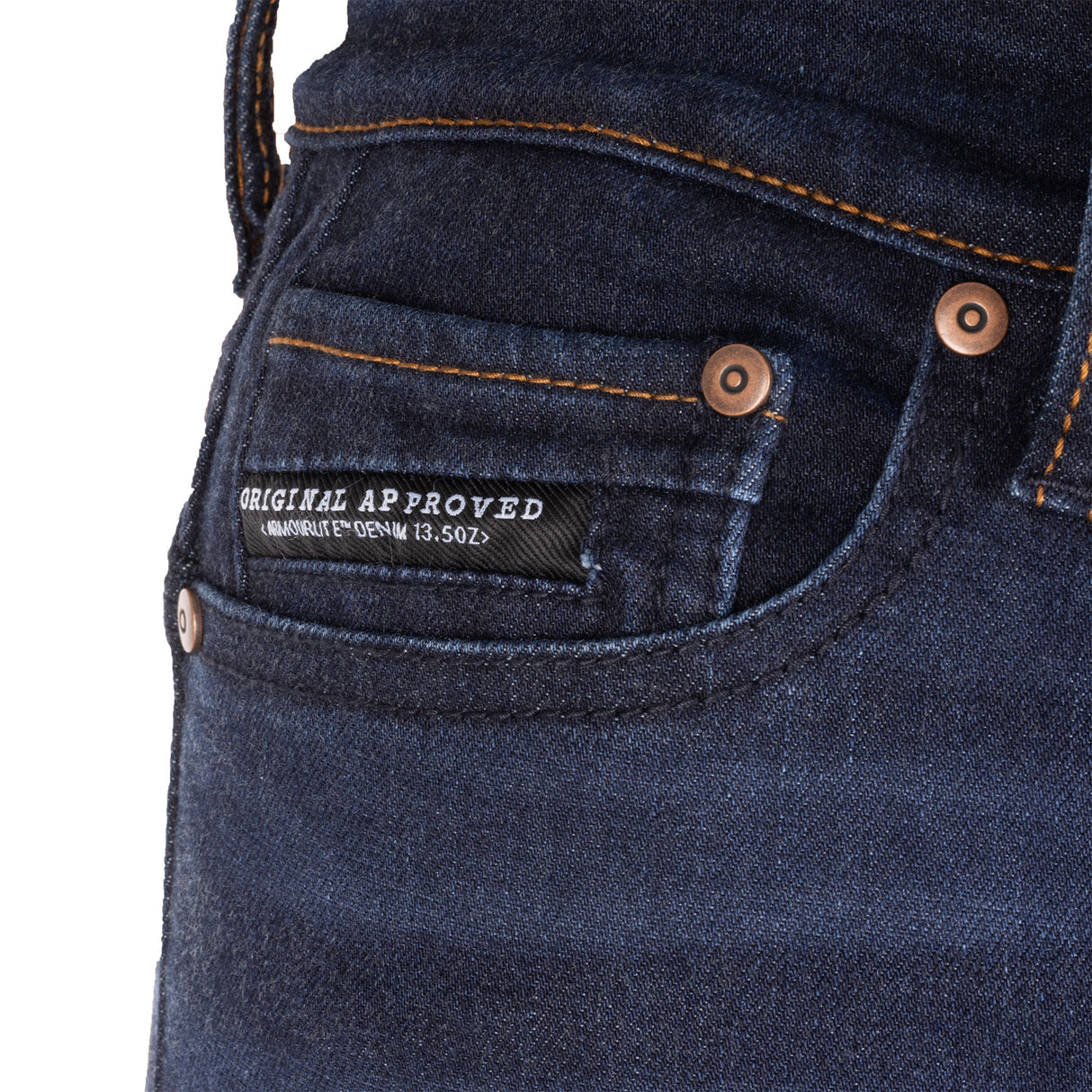 Oxford Original Approved Sofia AA Women's Straight Motorcycle Jeans Indigo