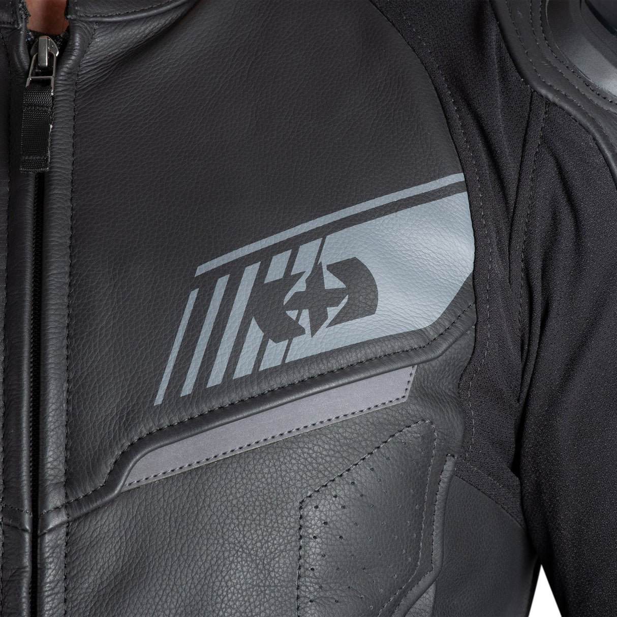 Oxford Cypher 1.0 Men's Leather Motorcycle Jacket Black