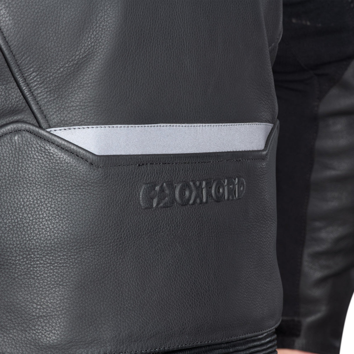 Oxford Cypher 1.0 Men's Leather Motorcycle Jacket Black