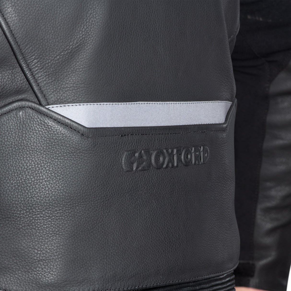 Oxford Cypher 1.0 Men's Leather Black/Fluo Yellow Motorcycle Jacket