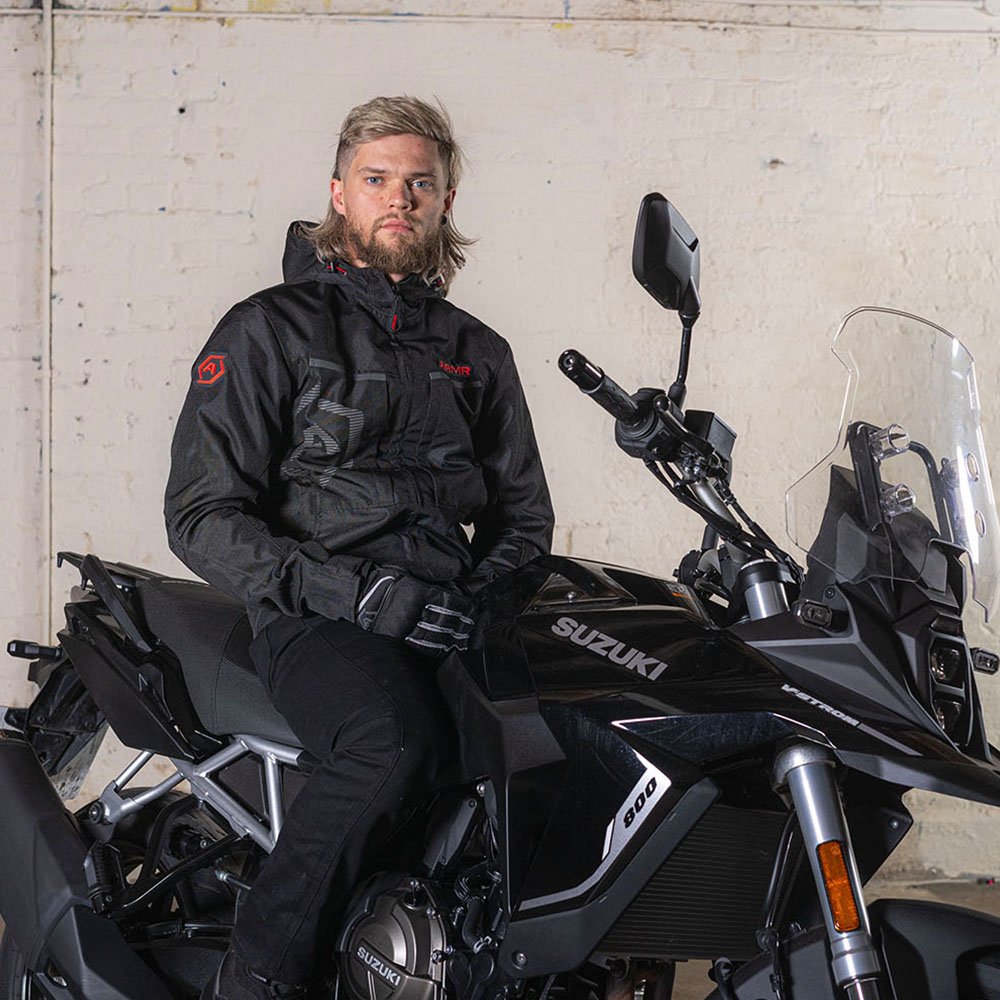 ARMR Suko 1.0 Men's Waterproof Motorcycle Jacket Black