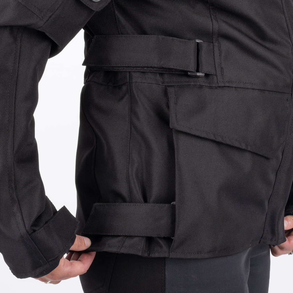 Spartan Long Waterproof Ladies Jacket Black/Fluo