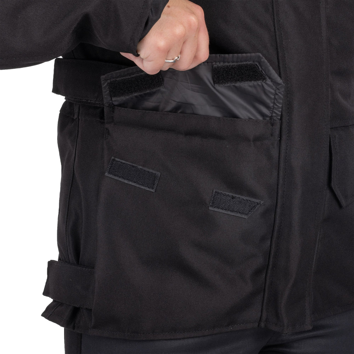 Spartan Long Waterproof Ladies Jacket Black/Fluo