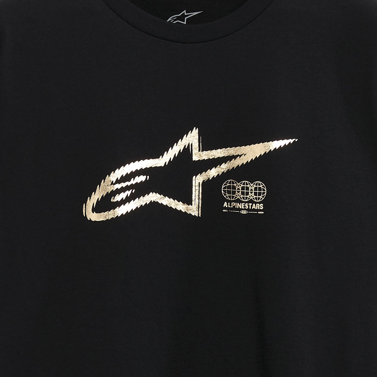 Alpinestars Golden CSF Tee T-Shirt Black Gold