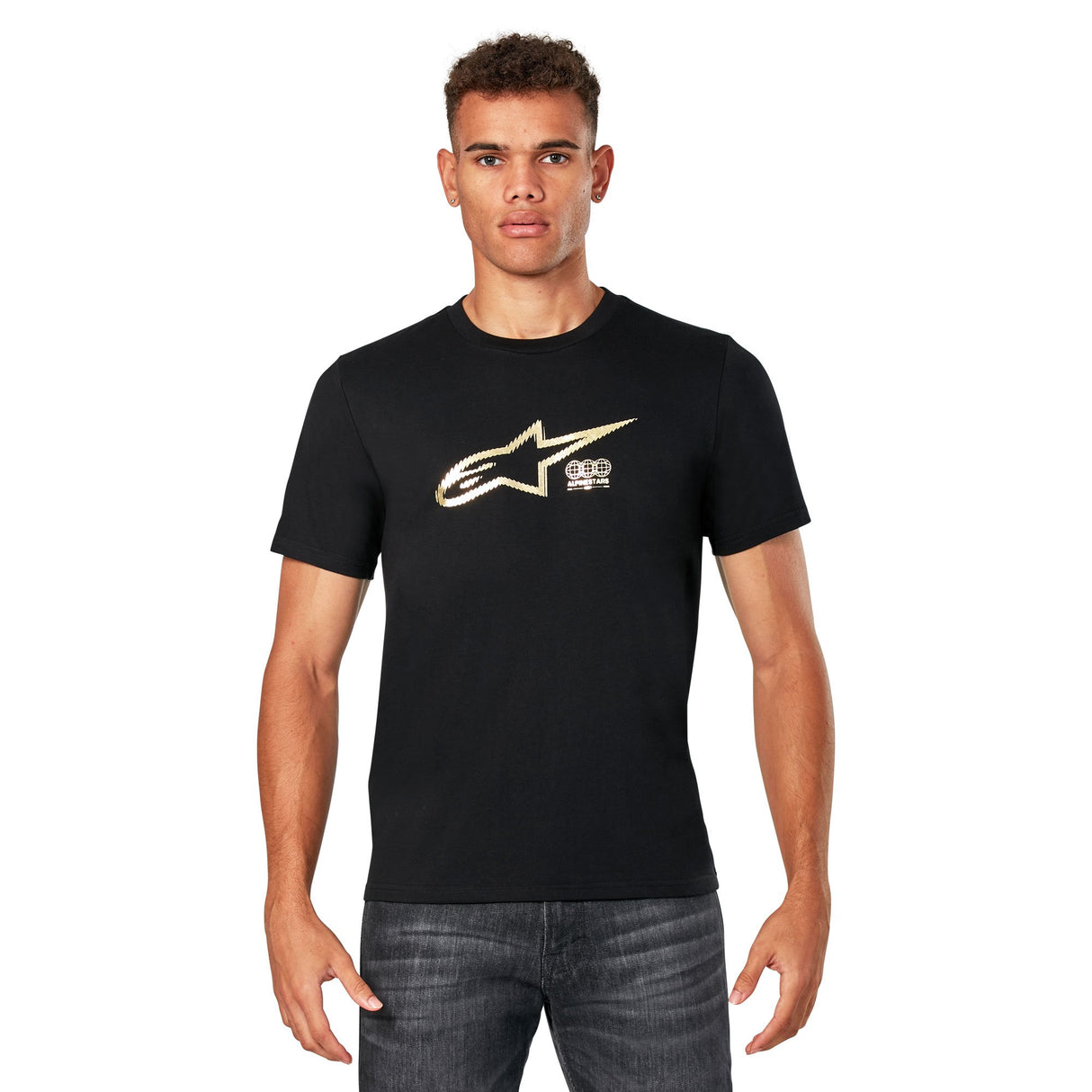 Alpinestars Golden CSF Tee T-Shirt Black Gold