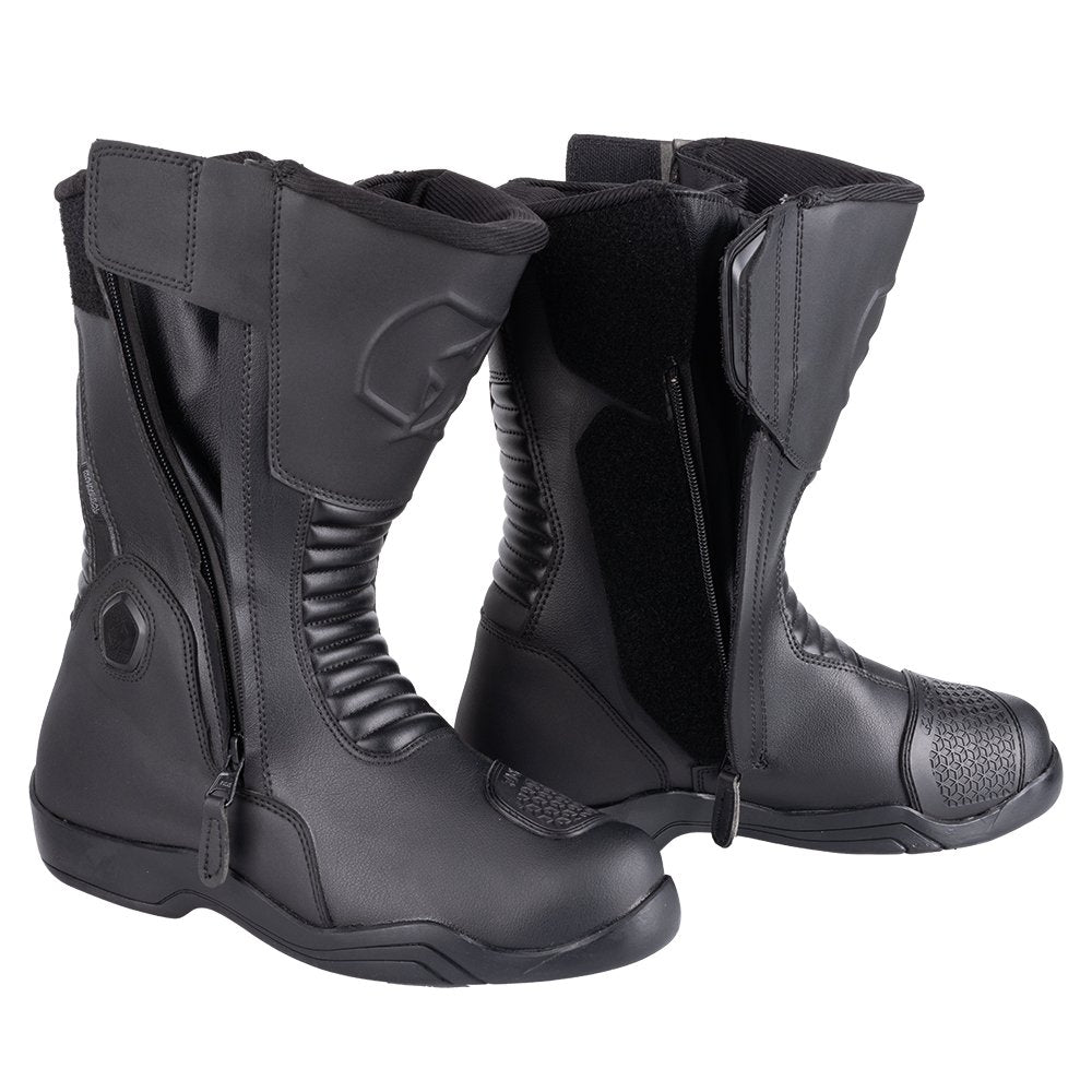 Oxford Hunter Twin Zip Motorcycle Boots Black