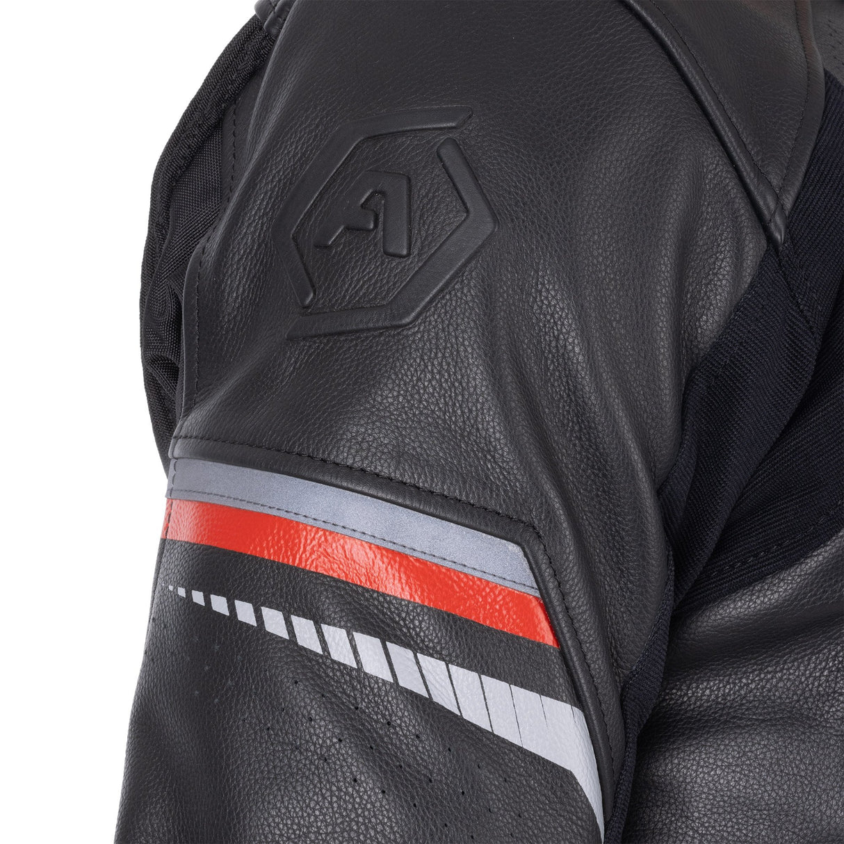 ARMR Raiden 3.0 Men's Motorcycle Leather Jacket Black Red