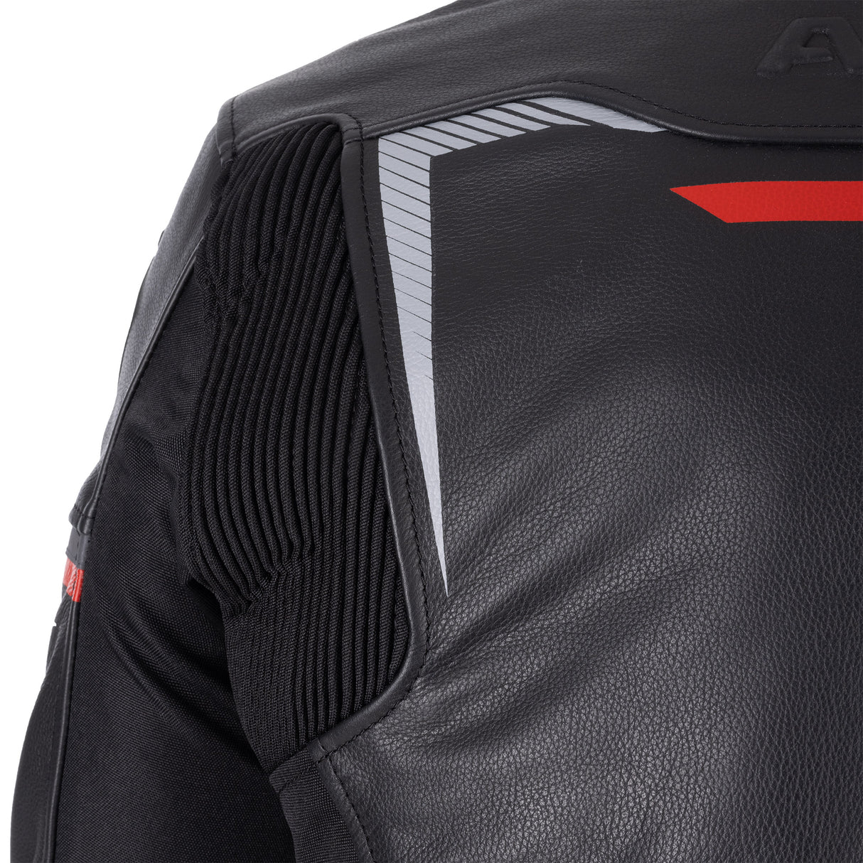 ARMR Raiden 3.0 Men's Motorcycle Leather Jacket Black Red