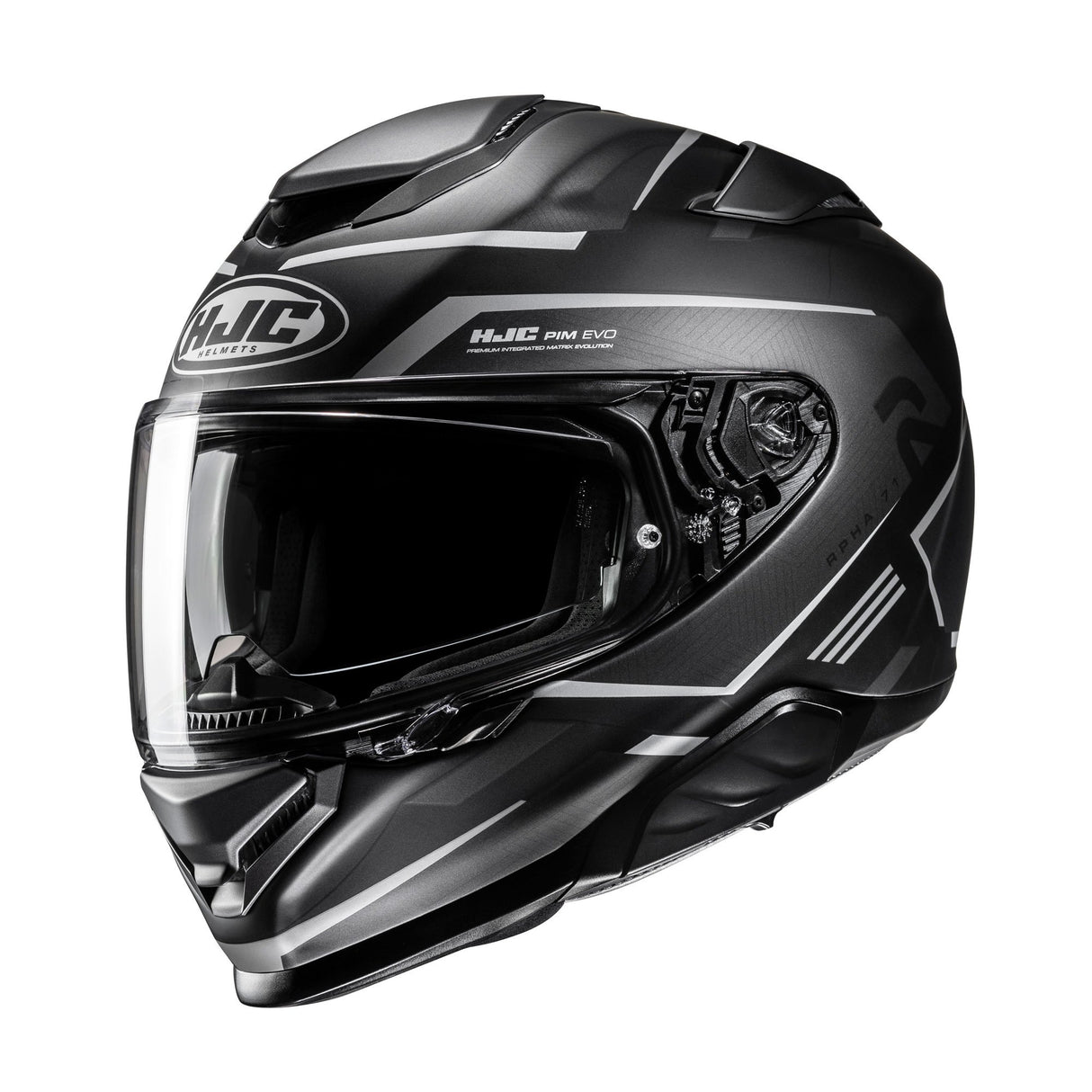 HJC RPHA 71 Ellon MC5SF Black Motorcycle Helmet Matt Grey