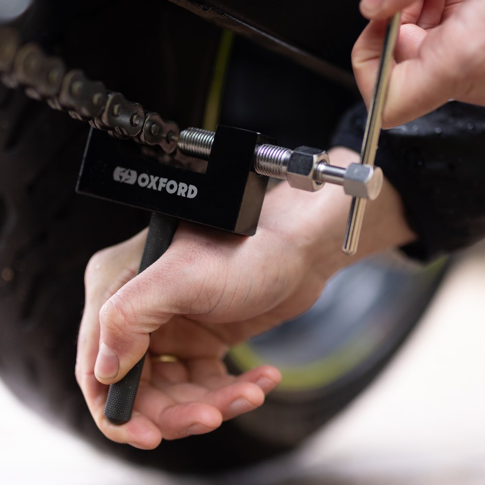 Oxford OX177 Motorcycle Chain Tool Pro Chain Breaker & Riveting Tool
