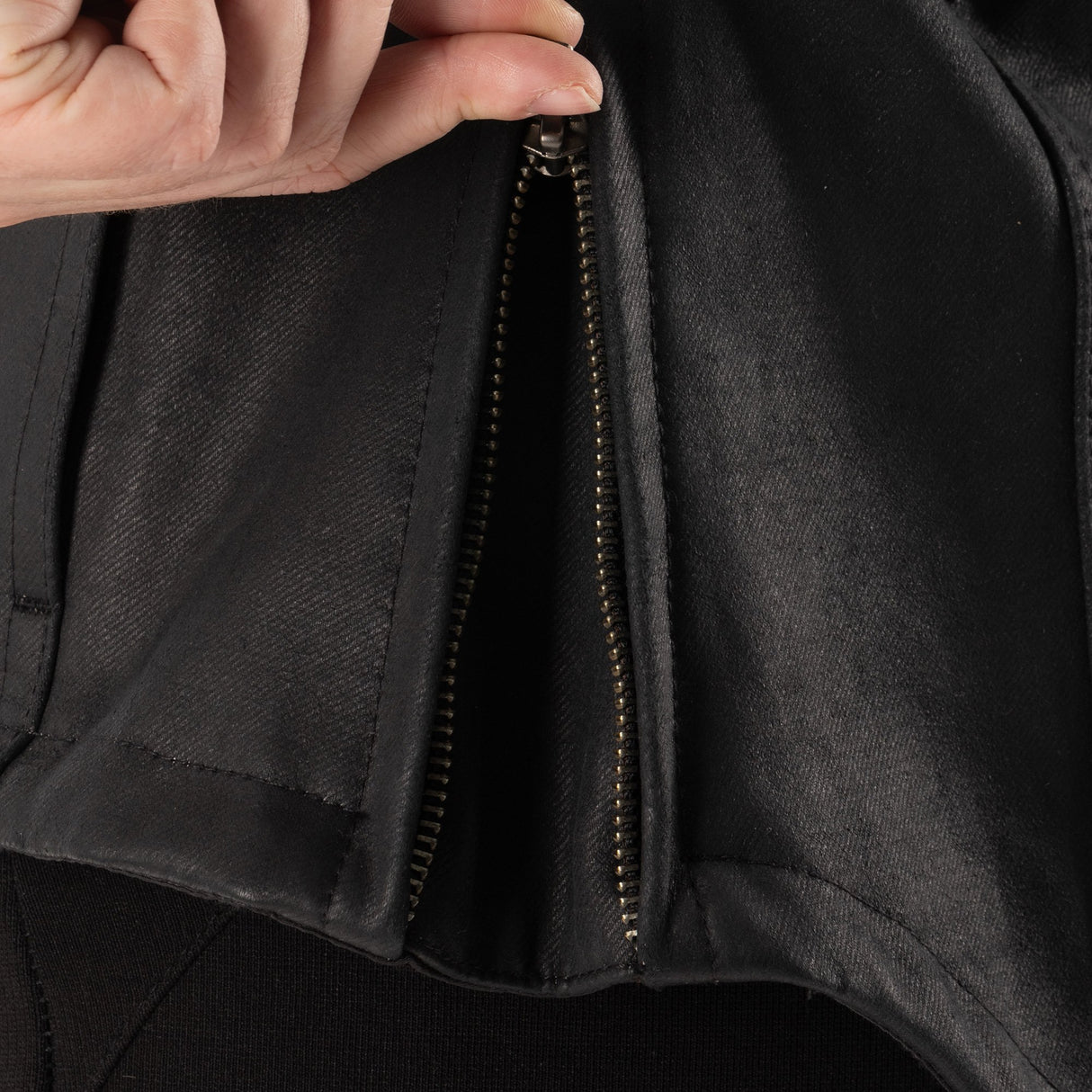 Oxford Sterling D2D Ladies Motorcycle Jacket Black