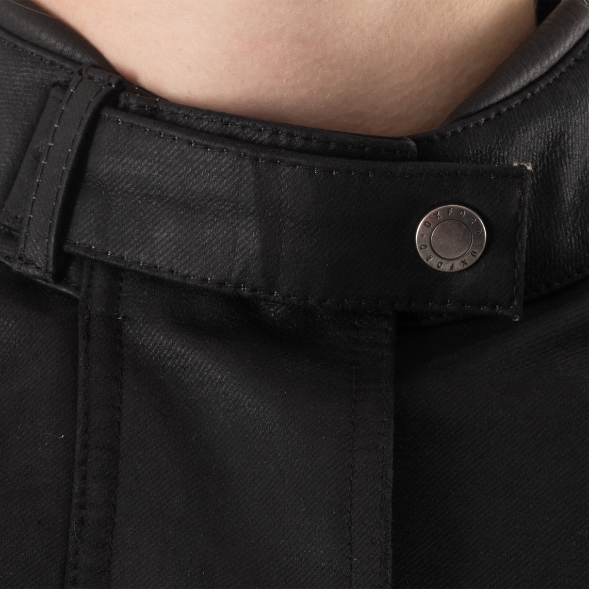 Oxford Sterling D2D Ladies Motorcycle Jacket Black