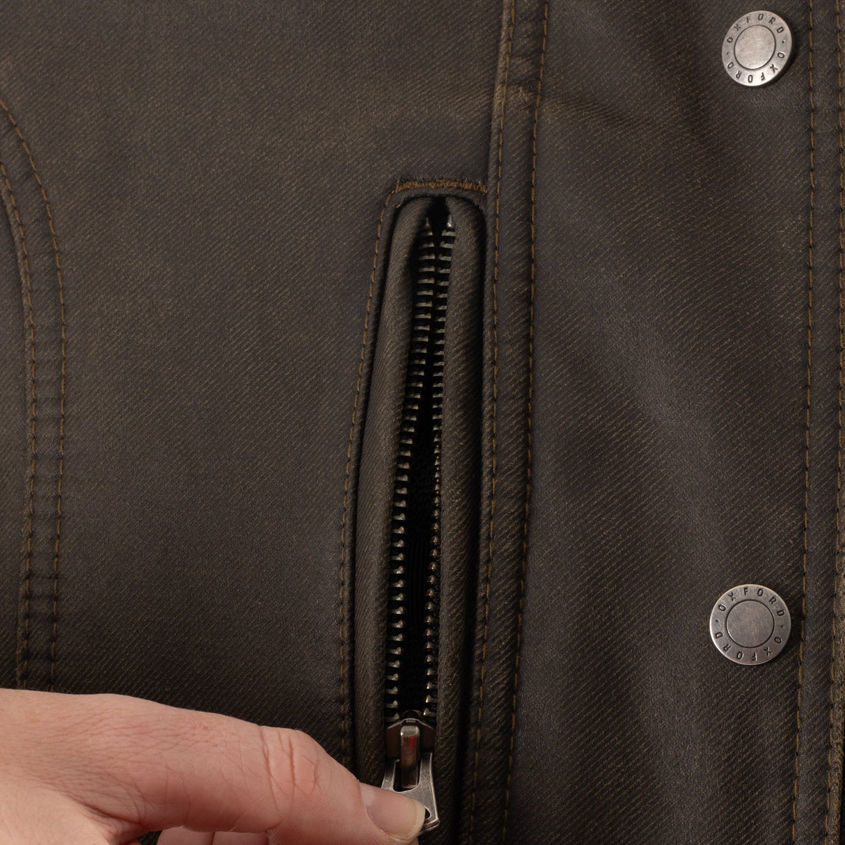 Oxford Sterling D2D Ladies Motorcycle Jacket Khaki