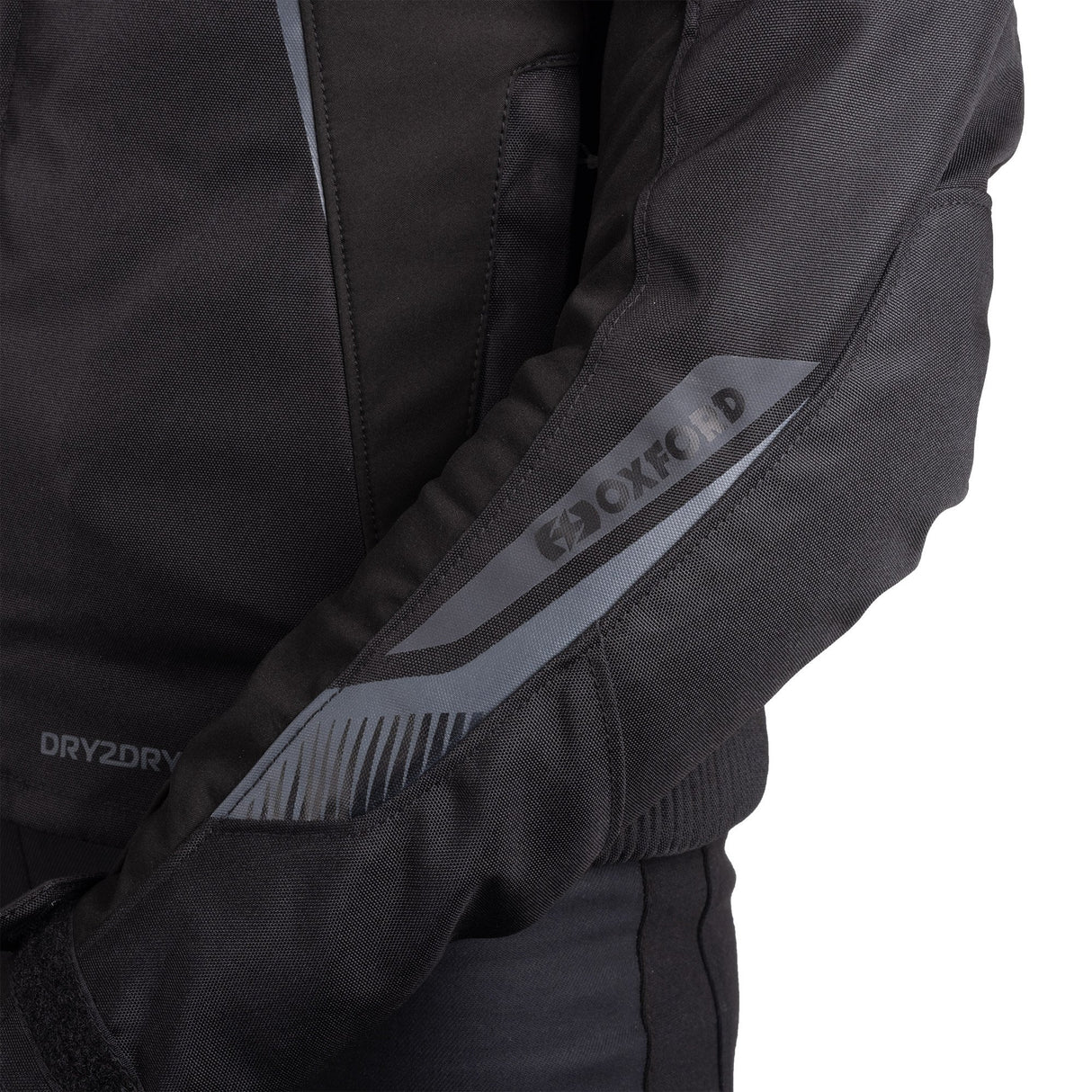 Oxford Omega 1.0 D2D Ladies Motorcycle Jacket Stealth Black