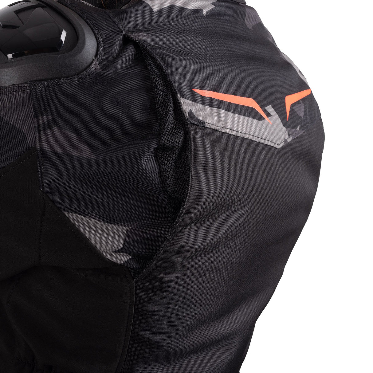 Oxford Omega 1.0 D2D Ladies Motorcycle Jacket Black Camo Red