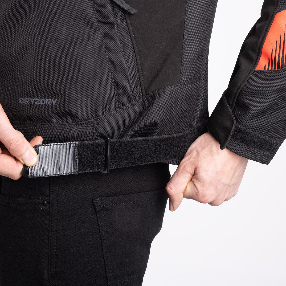 Oxford Omega 1.0 D2D Men's Motorcycle Jacket Black Camo Red