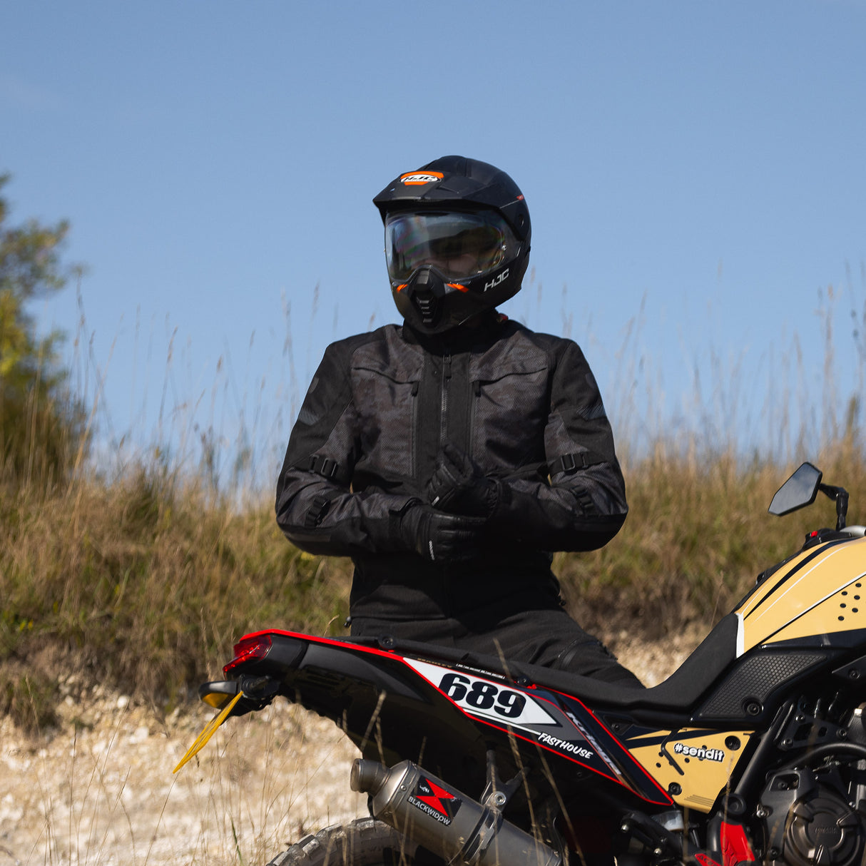 Oxford Toronto 1.0 D2D Men's Motorcycle Jacket Black Camo