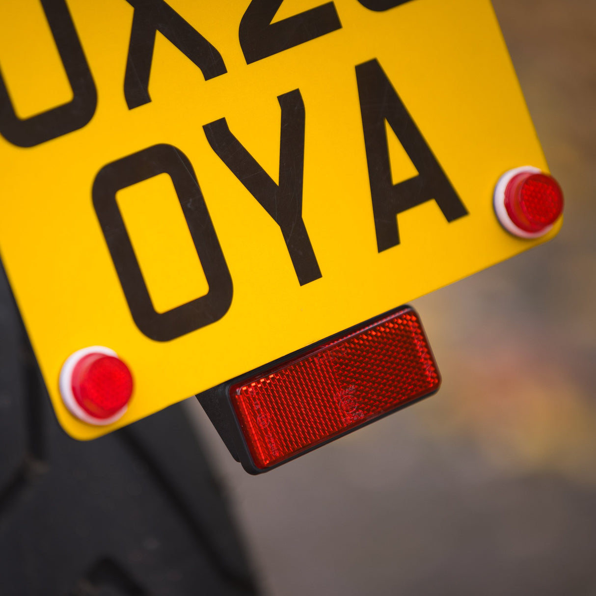 Oxford OX804 Motorcycle Self-Adhesive Reflectors - Rectangular (Pair)