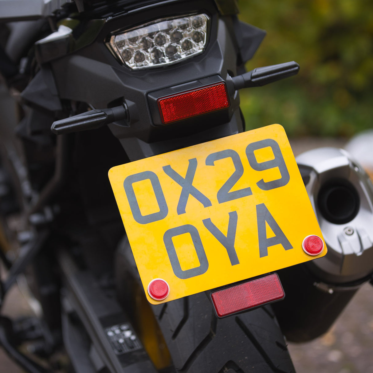 Oxford OX804 Motorcycle Self-Adhesive Reflectors - Rectangular (Pair)