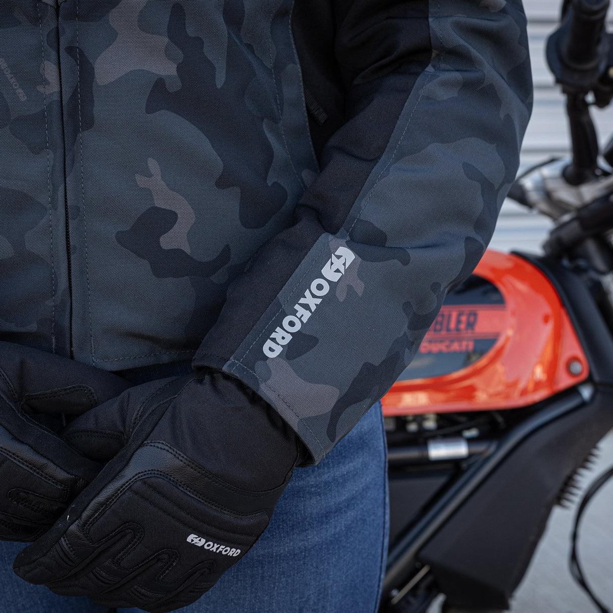 Oxford Valencia D2D 3.0 Ladies Motorcycle Jacket Black Camo