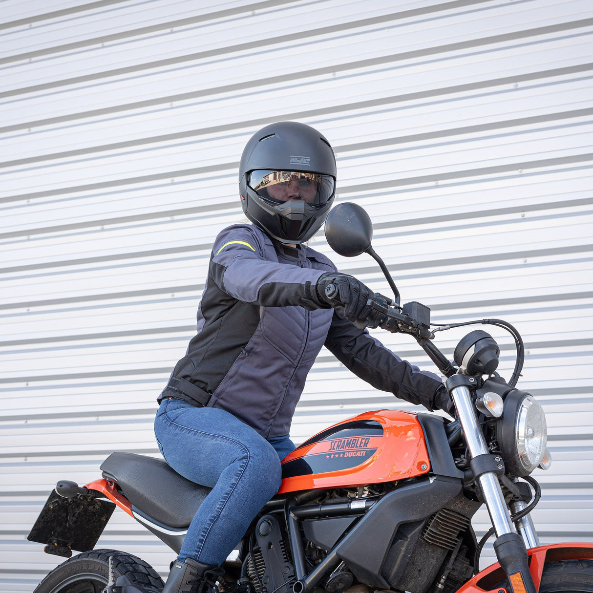 Oxford Valencia D2D 3.0 Ladies Motorcycle Jacket Grey Black