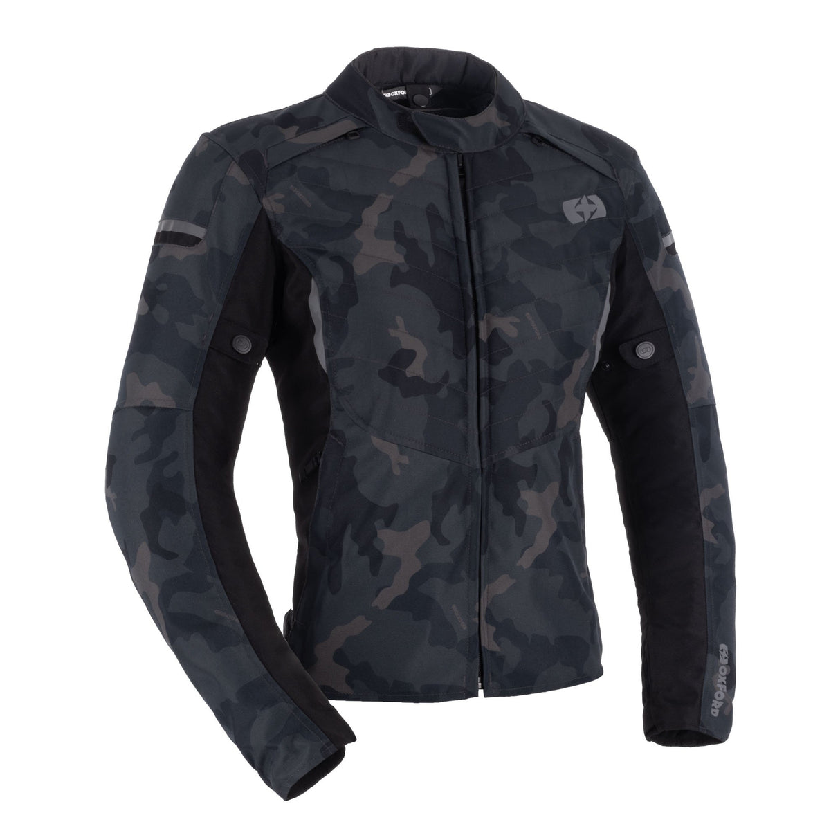 Oxford Valencia D2D 3.0 Ladies Motorcycle Jacket Black Camo Camouflage