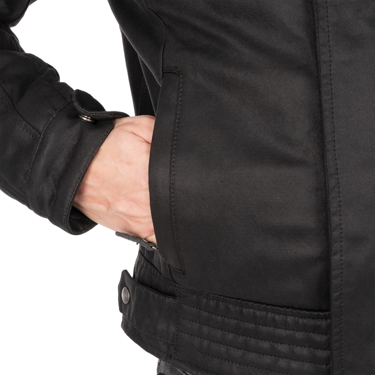 Oxford Hardy Wax 2.0 Men's Motorcycle Jacket Black