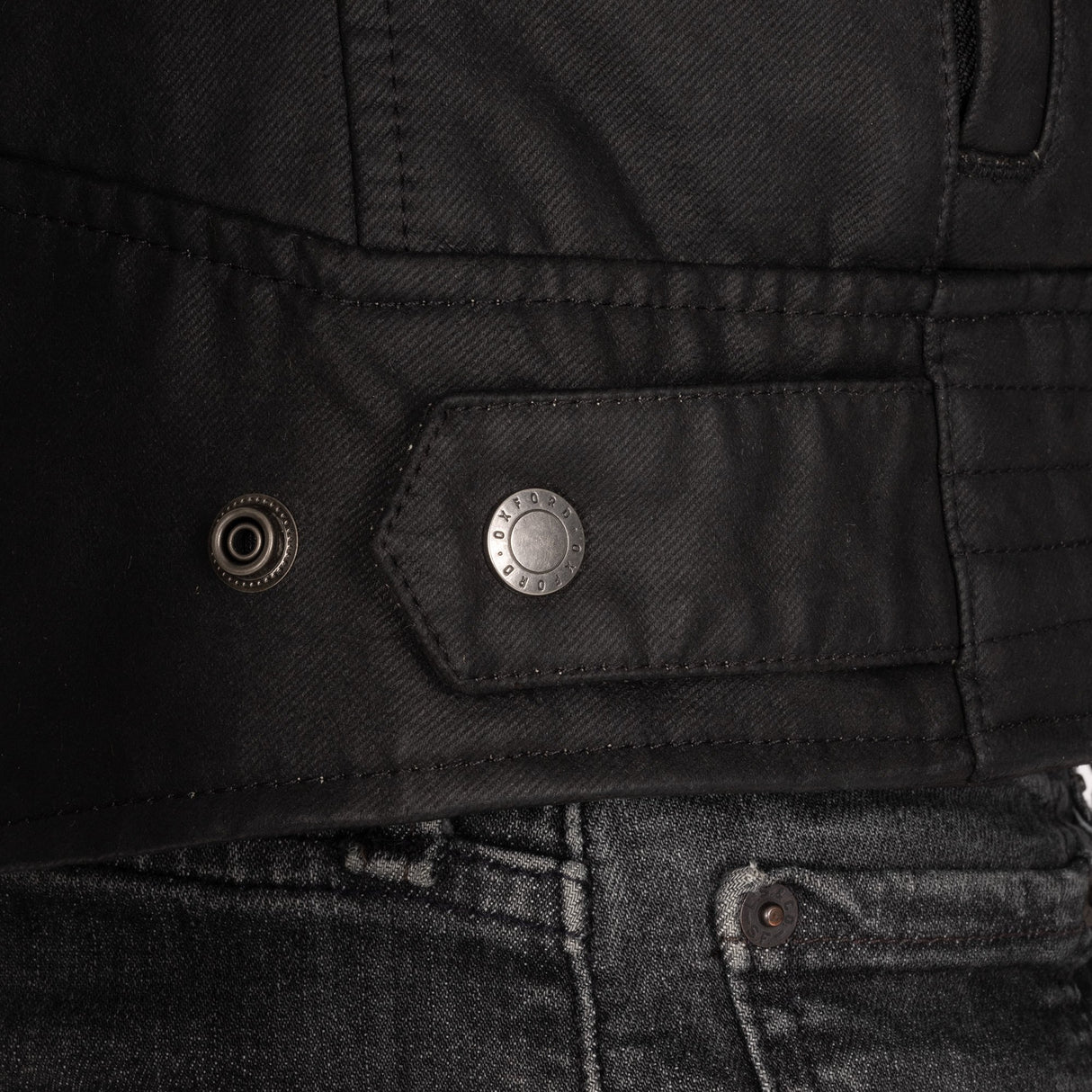 Oxford Hardy Wax 2.0 Men's Motorcycle Jacket Black