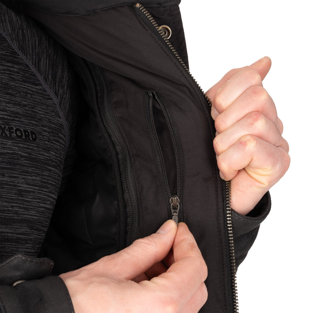 Oxford Hardy Wax 2.0 Men's Motorcycle Jacket Black